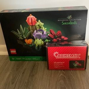 lego succulents with lights